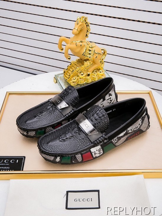Gucci 2020 Mens Leather Loafer