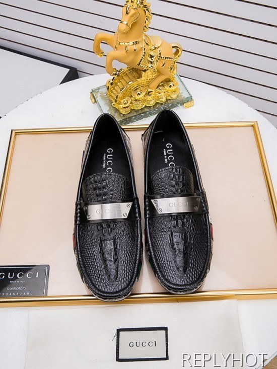 Gucci 2020 Mens Leather Loafer
