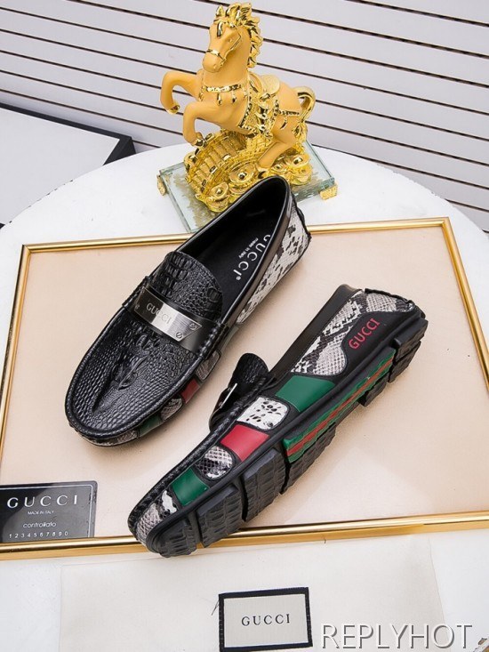 Gucci 2020 Mens Leather Loafer