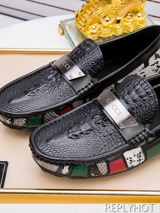 Gucci 2020 Mens Leather Loafer