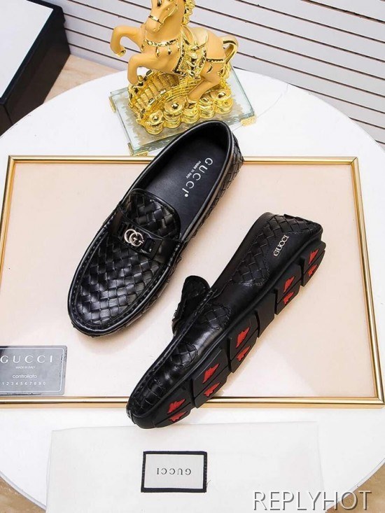 Gucci 2020 Mens Leather Loafer