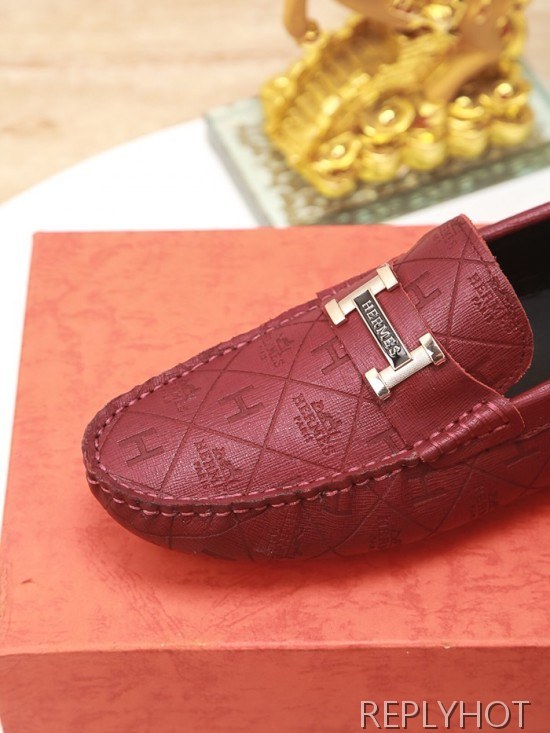 Hermes 2020 Mens Leather Loafer