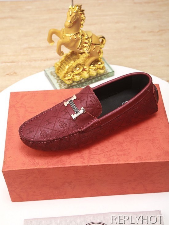 Hermes 2020 Mens Leather Loafer