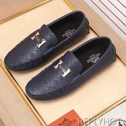 Hermes 2020 Mens Leather Loafer