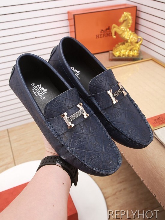 Hermes 2020 Mens Leather Loafer
