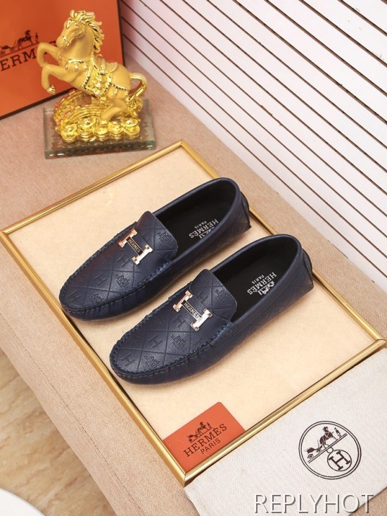 Hermes 2020 Mens Leather Loafer