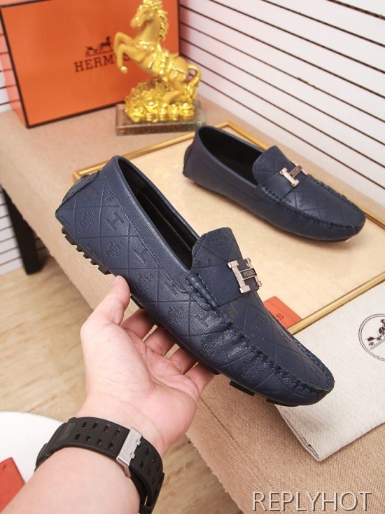 Hermes 2020 Mens Leather Loafer