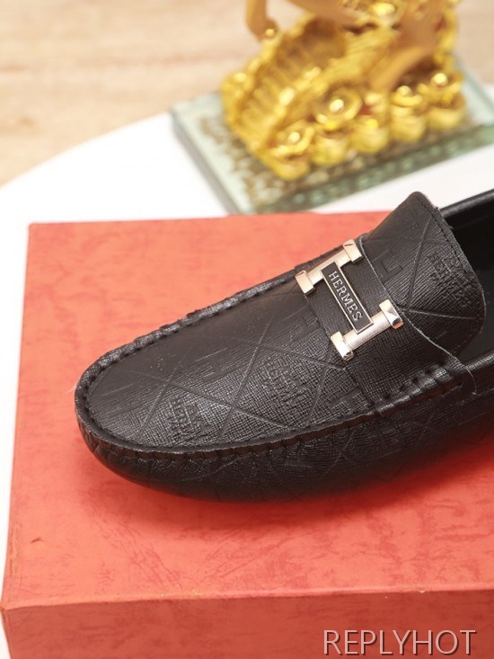 Hermes 2020 Mens Leather Loafer
