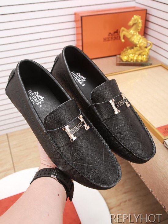 Hermes 2020 Mens Leather Loafer