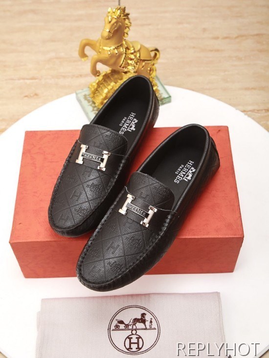 Hermes 2020 Mens Leather Loafer
