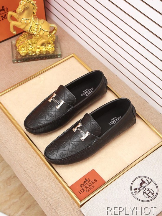 Hermes 2020 Mens Leather Loafer