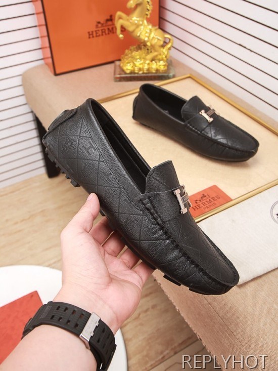Hermes 2020 Mens Leather Loafer