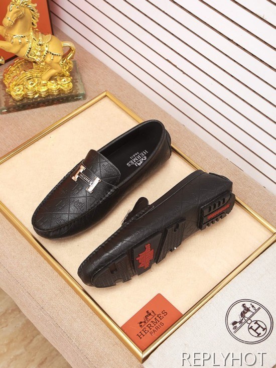 Hermes 2020 Mens Leather Loafer