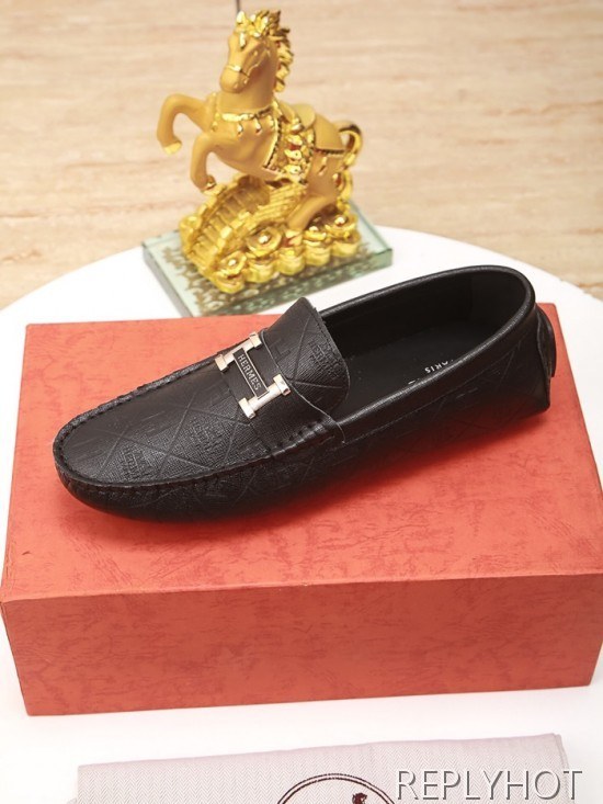 Hermes 2020 Mens Leather Loafer