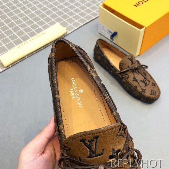 Louis Vuitton 2020 Mens Horse Fur Loafer