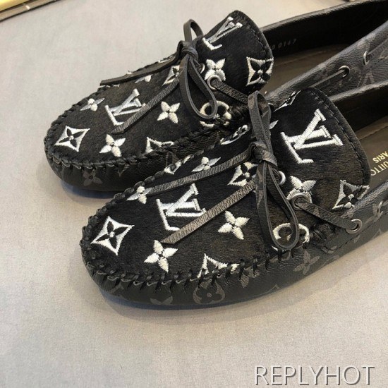 Louis Vuitton 2020 Mens Horse Fur Loafer
