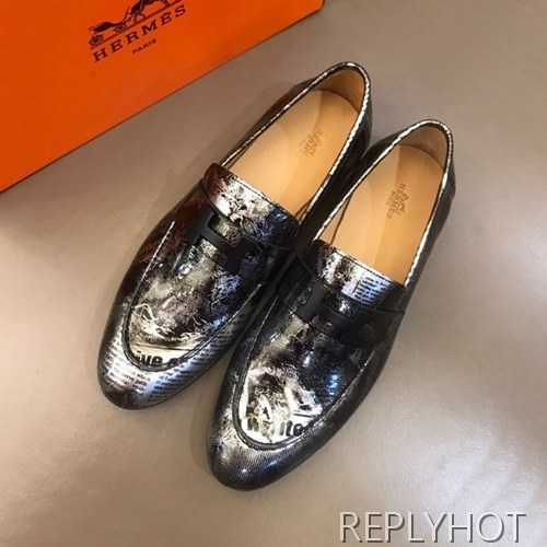 Hermes 2020 Mens Leather Loafer