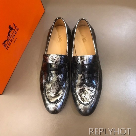 Hermes 2020 Mens Leather Loafer