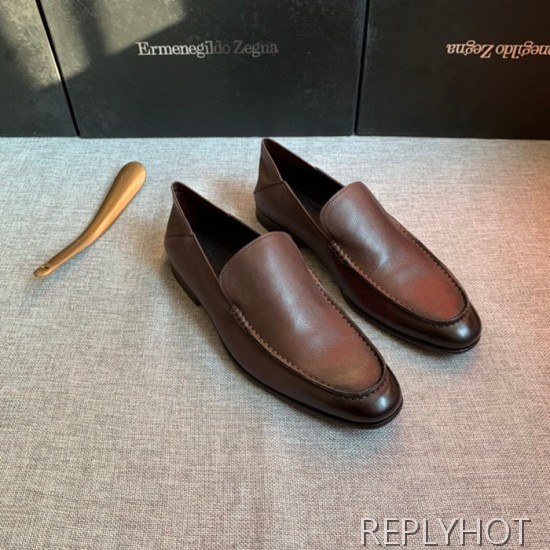 Ermenegildo Zegna  2020 Mens Leather Loafer