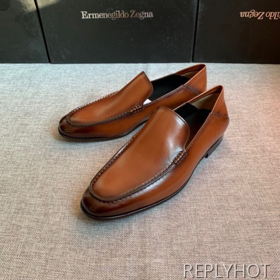 Ermenegildo Zegna  2020 Mens Leather Loafer