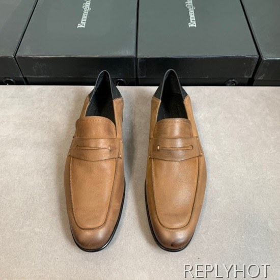 Ermenegildo Zegna  2020 Mens Leather Loafer