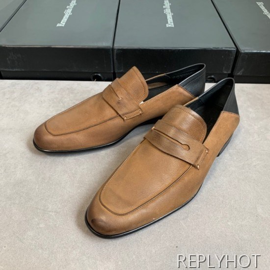 Ermenegildo Zegna  2020 Mens Leather Loafer