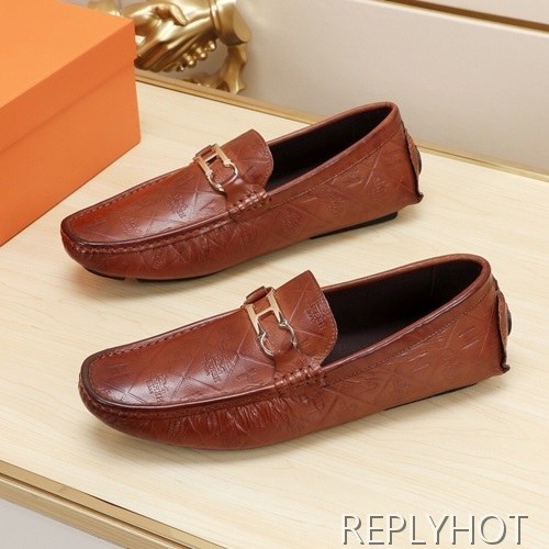 Hermes 2020 Mens Leather Loafer
