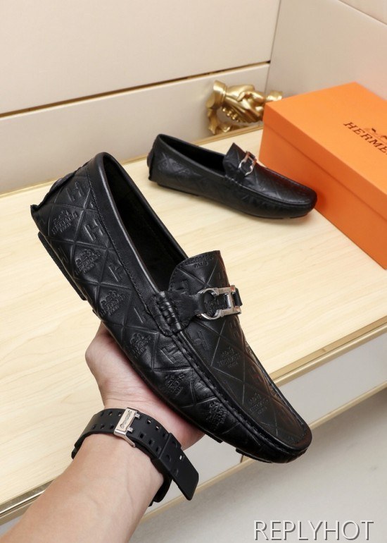 Hermes 2020 Mens Leather Loafer