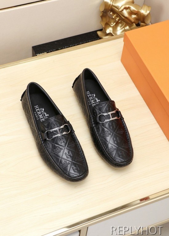 Hermes 2020 Mens Leather Loafer