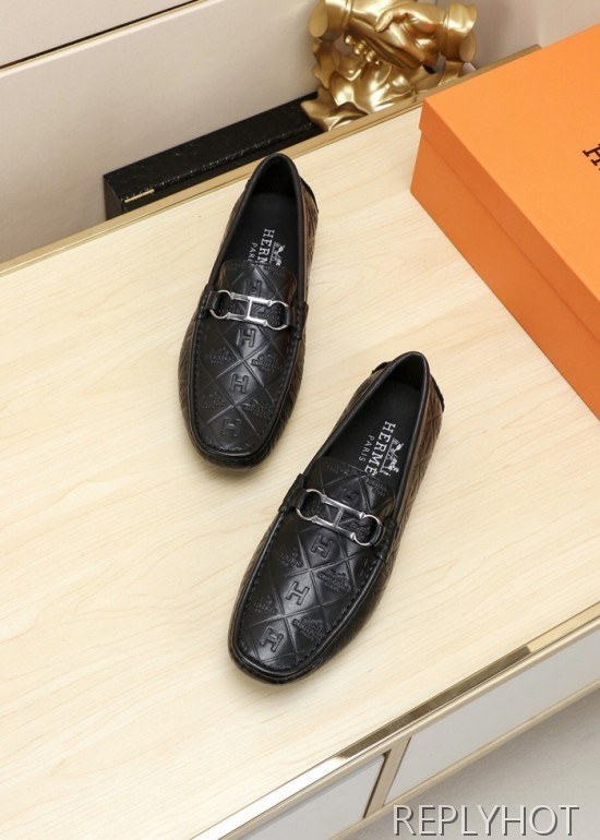 Hermes 2020 Mens Leather Loafer