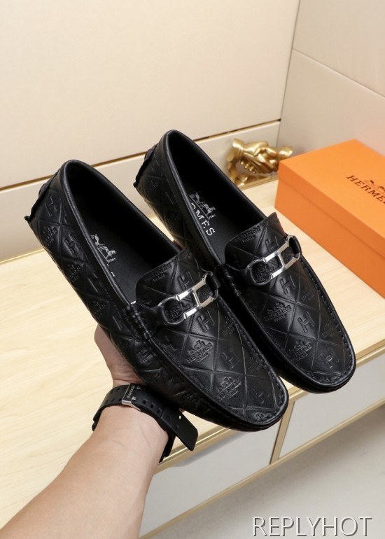 Hermes 2020 Mens Leather Loafer
