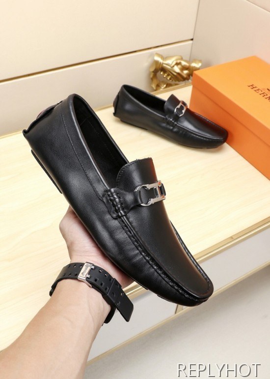 Hermes 2020 Mens Leather Loafer