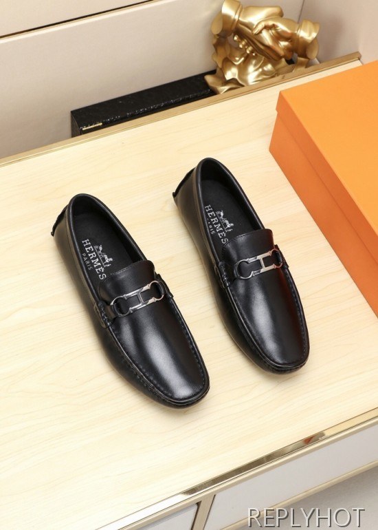 Hermes 2020 Mens Leather Loafer