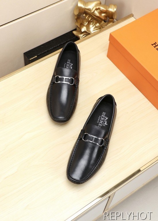 Hermes 2020 Mens Leather Loafer