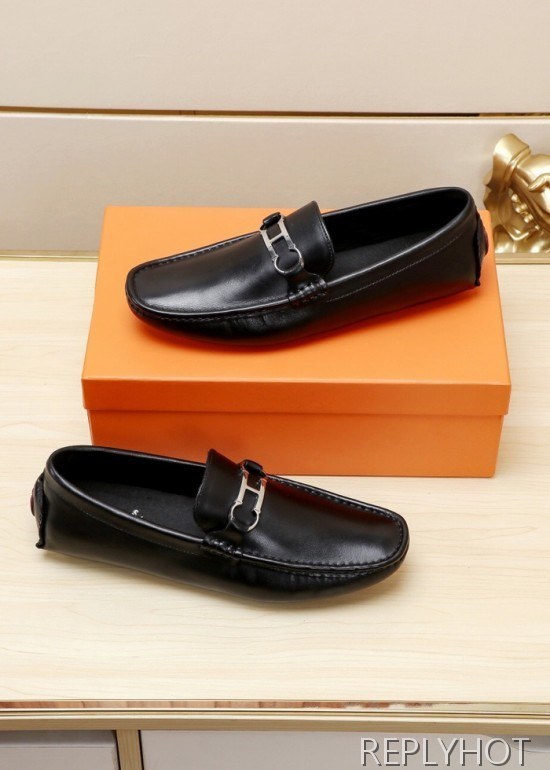 Hermes 2020 Mens Leather Loafer