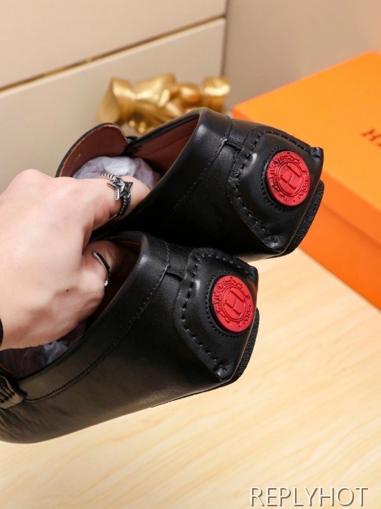 Hermes 2020 Mens Leather Loafer