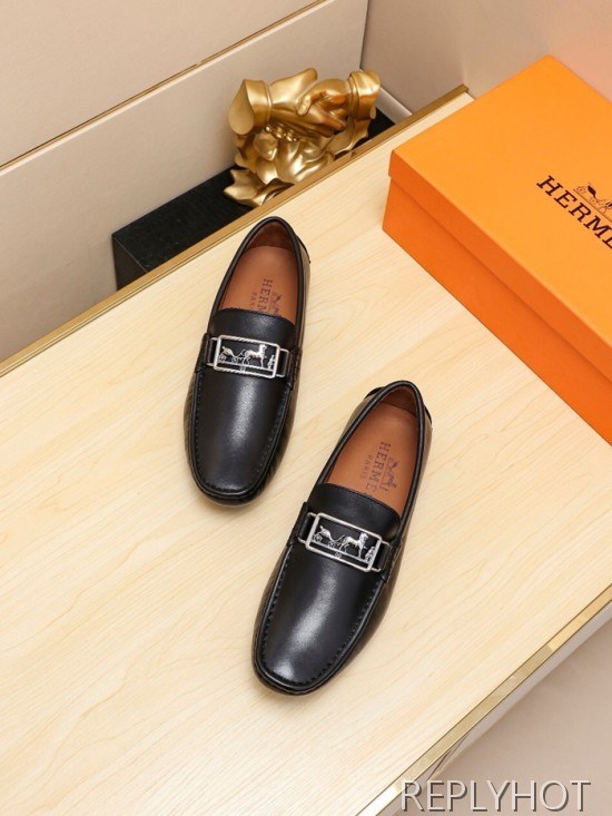 Hermes 2020 Mens Leather Loafer