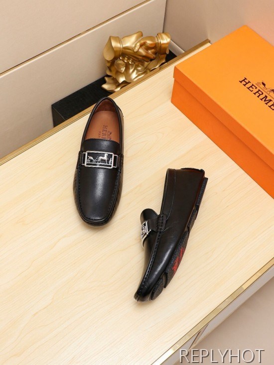 Hermes 2020 Mens Leather Loafer