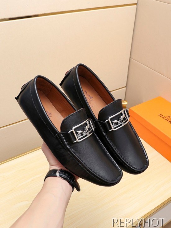 Hermes 2020 Mens Leather Loafer