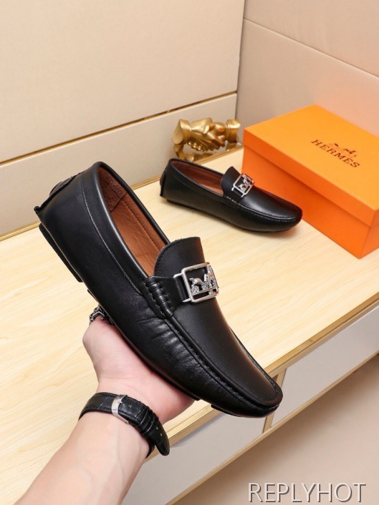 Hermes 2020 Mens Leather Loafer