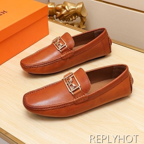 Hermes 2020 Mens Leather Loafer