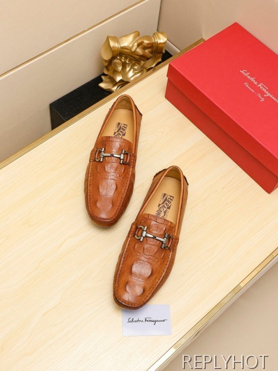 Ferragamo  2020 Mens Leather Loafer