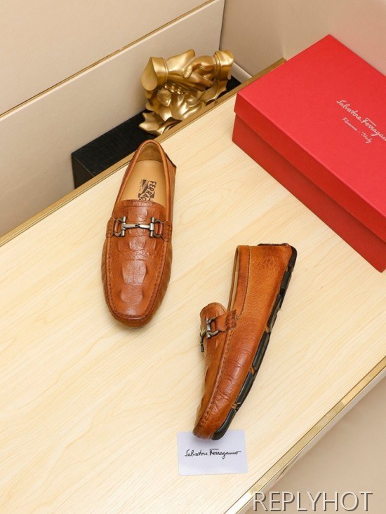 Ferragamo  2020 Mens Leather Loafer