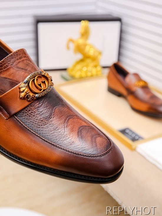 Gucci 2020 Mens Leather Loafer