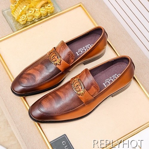 Gucci 2020 Mens Leather Loafer