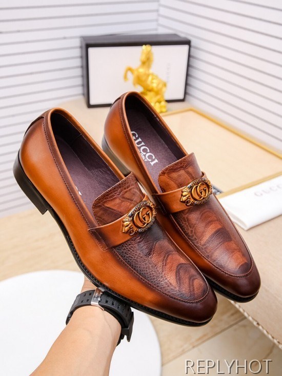 Gucci 2020 Mens Leather Loafer