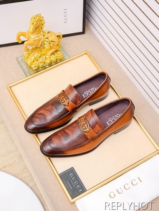 Gucci 2020 Mens Leather Loafer