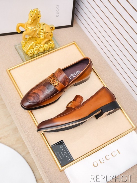 Gucci 2020 Mens Leather Loafer