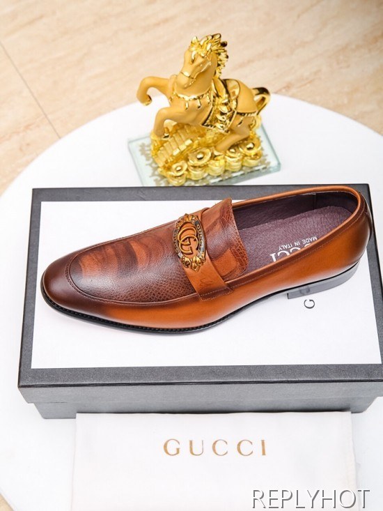 Gucci 2020 Mens Leather Loafer