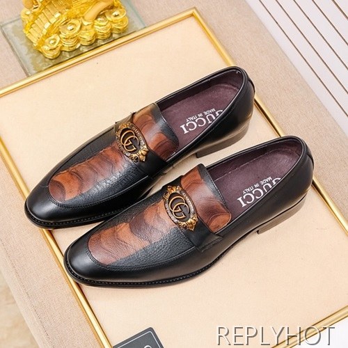 Gucci 2020 Mens Leather Loafer